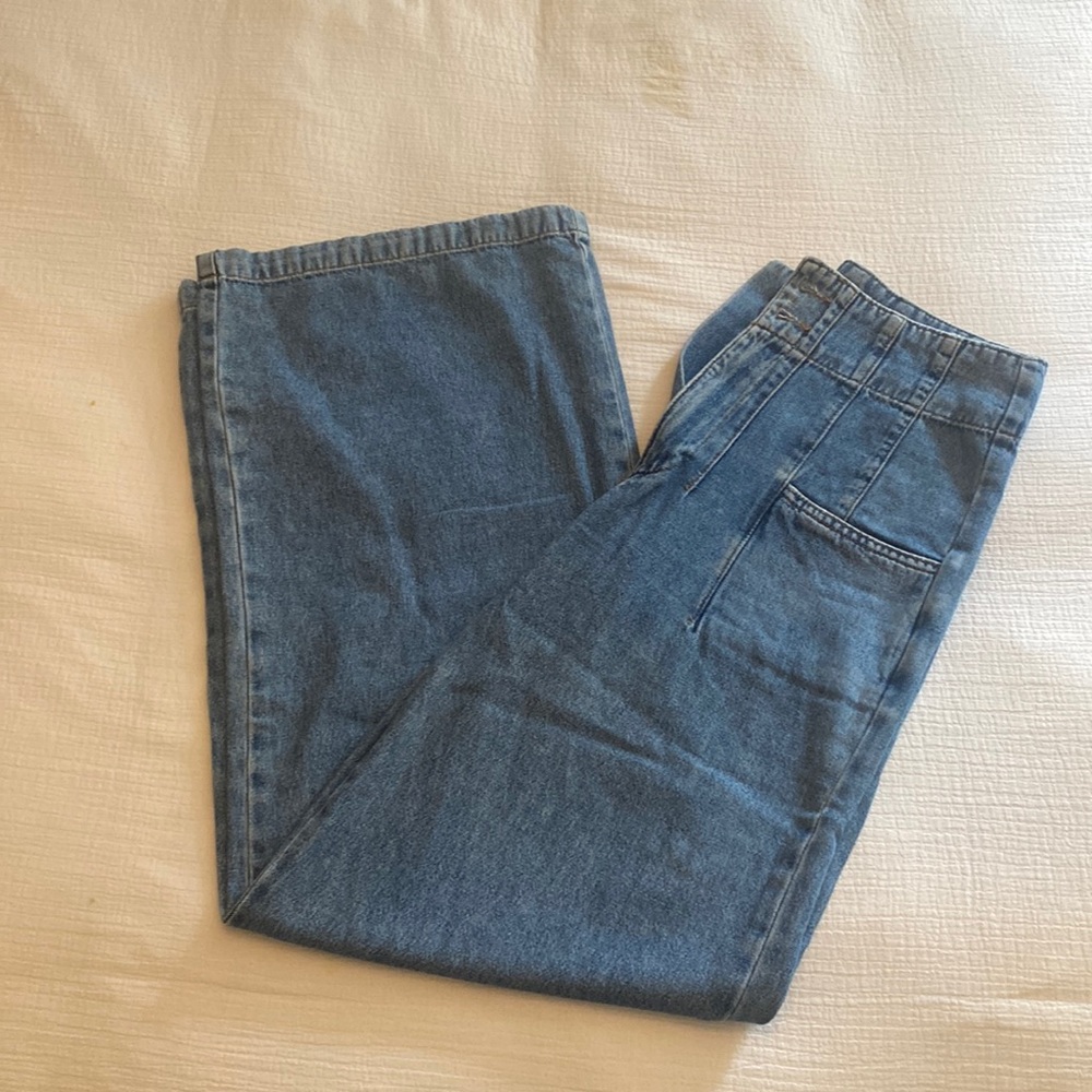 Free People wide leg jeans